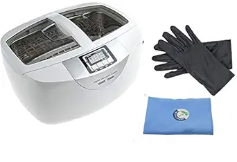 OSCAR Plastic and Steel 220V 2.5 L Large Capacity Supersonic Ultrasonic Cleaner Machine with Digital Timer,