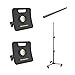 Produktbild 2x Scangrip 03.5441 NOVA 3K C+R Akku-Baustrahler COB LED inkl. 03.5433 mobiles Stativ