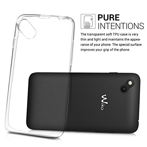 kwmobile Funda para Wiko Sunny - Carcasa Protectora de  TPU  para m  vil - Cover  Trasero  en  Transparente 
