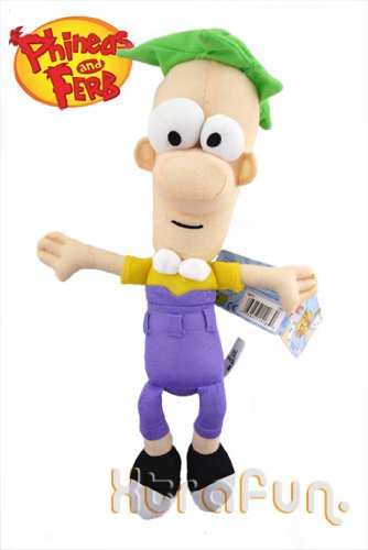 Phineas and Ferb 13 inch Ferb Figure Plush Doll Soft Toy