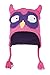 Mountain Warehouse Owl Kids Winter Stalker Fleece Lined Ski Mountain Knitted Hat Wooly Wool Warm Bright Pink