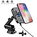 Produktbild CLEEBOURG Wireless Auto Ladegerät, 2-1 Wireless Charger mit IR Sensor intelligenten Handyhalterung für iPhone X iPhone 8plus iPhone8 Samsung Galaxy Note8 S8 und andere Qi Geräte