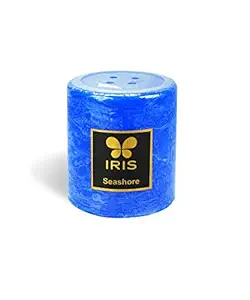 IRIS Aroma Candles (2.8 X 3 inch,Blue)