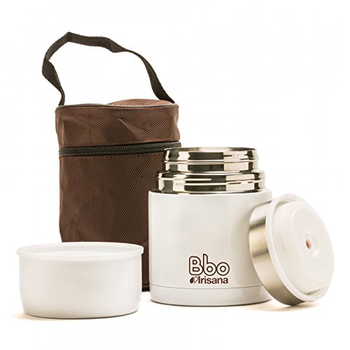 Termo de solidos BBO10 Irisana para alimentos. Acero inoxidable 304 con vacío por doble pared. Mantiene la temperatura hasta 24 h.