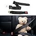 Produktbild OneMoreT Universal 2-Punkt-Sicherheitsgurt, verstellbar, Polyestergewebe, für Auto/LKW, Auto Lap Extender Strap Sicherheitsgurte, Schwarz
