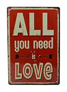 Store2508 Vintage Metal Tin Sign Plaque Wall Art Poster Sheet for Home Cafe Bar Pub Beer (30x20 Cms). (39)