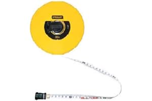 STANLEY Wytrzymały Taśma długa 30m x 12,5mm cerrada fibra vidrio dla profesjonalistów i majsterkowiczów do codziennego użytku 30m 12,5mm