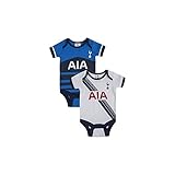 Tottenham Hotspur FC Official Unisex Baby Football Crest Bodysuit (Pack Of 2)
