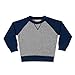 Larkwood Babies Contrast Sweatshirt Heather 18-24