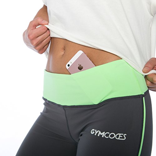 Pro-Fit Leggings von GYMCODES | Jogginghose Sportbekleidung Damen Yoga Pants Sporthose Trainingshose Yogahose Laufhose High Waist Sport Tights Fitness Kleidung sexy Sportswear Gym Freizeithose - 6