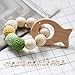 Produktbild Mamimami Home Baby Teethers Baby Armband Natürliches Holz Zahnenring Ring Krankenpflege Häkeln Perlen Holzfisch Elephant Baby Spielzeug Rattle Teether Spielzeug