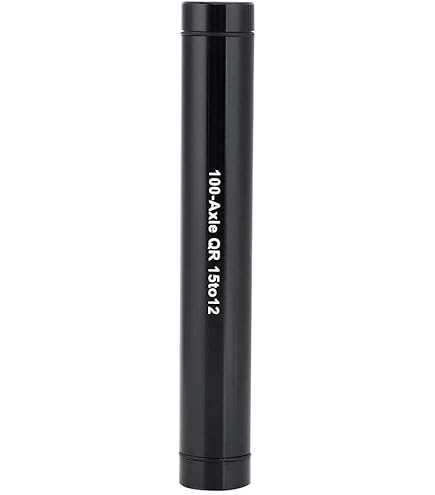 Adaptateur Brochette Vélo 15mm Vers 9mm QR - Conversion Axe Traversant En Brochette Standard, Alliage Aluminium, Noir