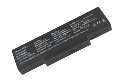 TOKUYI® Akku für Asus F2F / F2HF / F2J / F2Ja / F2Je / F2Jv / F3000 / F3E / F3F / F3JA / F3JC / F3JM / F3JP / F3Ka / F3Ke / F3P / F3SA / F3SC-Serie / F3SE / F3SR / F3SV / F3U / F70SE / F7F / F7SR / F7Z / Pro31J / Pro31S MB Vers. F3SA / Pro31SA / Pro31SC / Pro31SE / Pro71L / Pro71S / X53KA / X53KE / X56A / X56KR / X56SE / X56SN / X56T / X56TA / X56TR / X56V / X56VA / X56VR / X70K / X70KR / X70L / X70S / X70Z / Z53 / Z5300F / Z53F / Z53M / Z53P / Z53S / Z53T / Z53U (7.200mAh A33-F3)