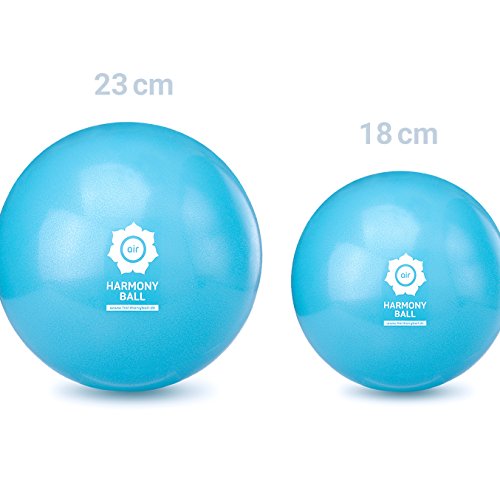 Pilatesball & Gymnastikball mini 18 cm / 23 cm ohne Phthalate / aufblasbar und berstsicher – HARMONY BALL air - 2