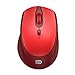 Produktbild Happysdh Mini Maus kabellos Wireless Mouse, Leise Funkmaus, 2400DPI 4 Tasten Optische Mäuse mit USB Nano Empfänger Für PC Laptop iMac MacBook Microsoft Pro, Office Home (Rot)