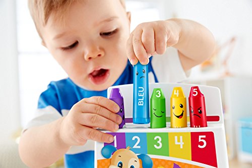 Fisher-Price Les Crayons émotifs jouet pour apprendre à bébé les émotions, les couleurs et les chiffres, avec chansons et phrases, 18 mois et plus, FBP44 – Image 4