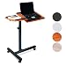 Produktbild SixBros. Laptoptisch Projektionstisch Teak/Schwarz LT-001A/53