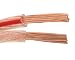 Produktbild FACONET Lautsprecherkabel 100% OFC Kupfer 2X 2.5mm², transparent, Boxenkabel, Speakercable, Markierungsstreifen (100 Meter)