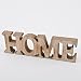 Produktbild Schriftzug HOME Design Deko Objekt Holz braun Sprüche Zitate (6x22x2cm)