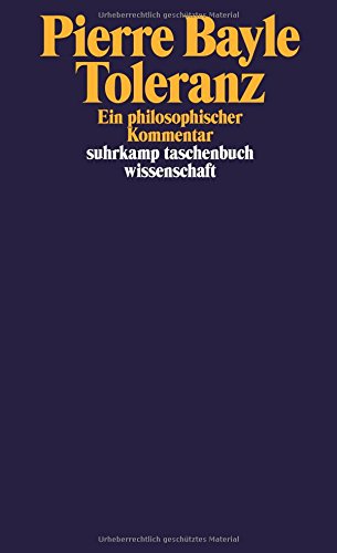 Download Toleranz: Ein philosophischer Kommentar (suhrkamp taschenbuch wissenschaft) Download Toleranz: Ein philosophischer Kommentar (suhrkamp taschenbuch wissenschaft)