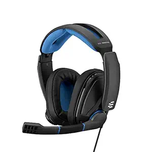 EPOS I Sennheiser GSP 300 Gaming Headset, Noise-Cancelling Microphone, Flip-to-Mute, Ergonomic Headband, Foam Ear Pads, Compatible with PC, Mac, PS4, PS5, Xbox Series X, Xbox One, & Nintendo Switch