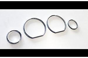 GOINGFAST Chrom Instrumente Tacho Ringe Blenden