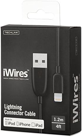 iWires528780 USB 2.0 Plug to Lightning Plug Cable - Black