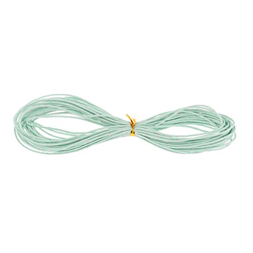 Gazechimp 6pcs Gewachste Baumwollschnur Wachsband Baumwollkordel 10M 5mm für Schmuckherstellung – Mehrfarben1, one size - 9