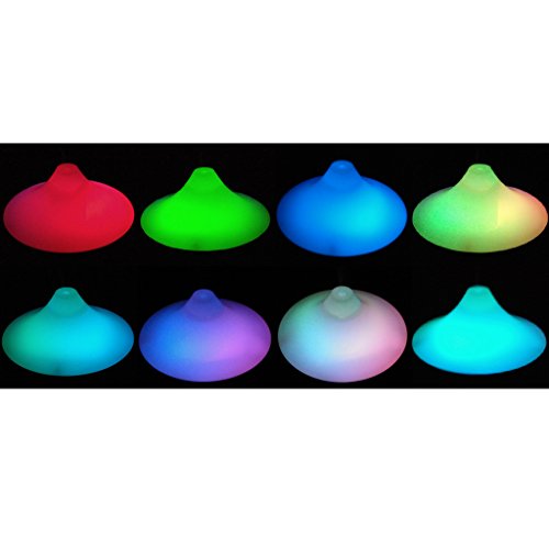 Luftbefeuchter LED Aromatherapie Essential Oil Diffuser Tragbar Überschall Aroma Diffuser Luftbefeuchter Raumbefeuchter mit 7 Farbenwechsel 140ML Schwarz für für Yoga - 4