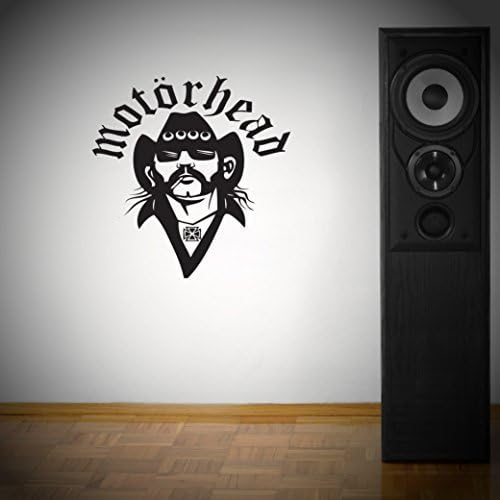 Motorhead Lemmy Wall Art Sticker Vinyl Transfer Decal 600 x 600mm