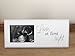 Baby Scan Wooden Photo Frame - With Bunny Gift Tag (Love At First Sight)