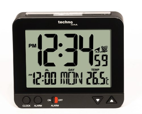 TECHNOLINE Funkwecker WT 195 mit Innentemperaturanzeige und Nachtlich - 2
