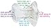 Piriuki Mini Newborn Reusable Cloth Diaper (White)
