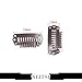 Neitsi® 50PCS Clip for Hair Extensions Wigs I SHAPE U SHAPE Metal Hair Snap Clips DIY (Brown#, I shape--2.8cm)