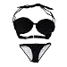 Imported Women Push-up Padded Bra Bandage Bikini Set Swimsuit Swimwear Black M RS.1230.00