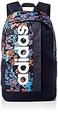  adidas Linear Core Graphic, Mochila Unisex Adulto, Multicolor (Ink/Cyan/White), 16x28x46 centimeters (W x H x L)