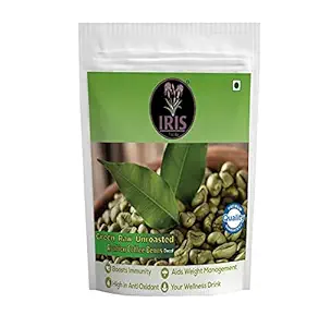 IRIS Foods 100% Pure Premium Arabica Green Coffee Beans 