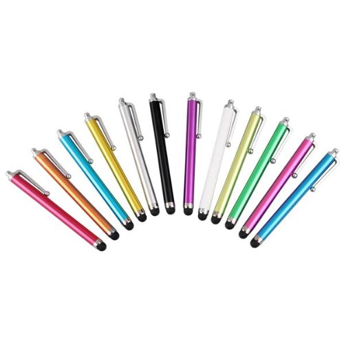 12Metall TouchScreen Stylus Stift Ersatzstift Eingabestift f.IPod iTouch IPhone - 3
