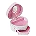 Musical Heart Shape Ballerina Shoes Jewellery Box