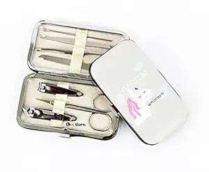 LOL store special Nail Clipper, Travel Set, Unicorn Manicure Set 7 in 1 Stainless Steel Professional unicorn Nail Cutter Manicure Pedicure & Grooming Kits with Cute Unicorn Case - (1set of 7pcs)
