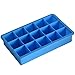 Produktbild TPulling Eiswürfel Silikonformen Eiswürfel Form Eiswürfelbehälter Eiswürfelbereiter Eiswürfelschalen Silikon Eiswuerfelbehaelter Frei Ice Cube Tray (Blau, Einheitsgröße)