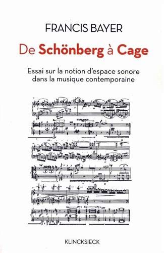 Télécharger De Schönberg à Cage : Essai sur la notion PDF