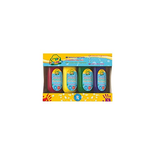 Preisvergleich Produktbild Vivid Deutschland Crayola auswaschb. Fingermalfarbe 4 Tube 323900