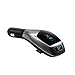 Produktbild W-Inds. Bluetooth MP3-Player FM Transmitter Freisprecheinrichtung KFZ Universal Kit Ladegerät, USB Ladekabel 5 V/2.1 A, outputwith LCD Display, Micro SD/TF Kartenleser Slot USB-Flash-Drive, Port für iPhone, iPad, iPod, HTC, MP3, MP4 und die meisten Geräte mit 3,5 mm Audio (Silber)
