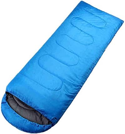 IFLYING Sleeping Bag, Ultra-Compactable Lightweight Camping Envelope Sleeping Bags with Compression Bag for Camping and Hiking (Blue)