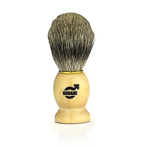 Urbane Men Pure Badger Wooden Handle Shaving Brush SB333 - Image 2