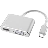 Alfais 4366 USB Type-C To HDMI VGA 3.1 4K &Ccedil;evirici D&ouml;n&uuml;şt&uuml;r&uuml;c&uuml; Adapt&ouml;r