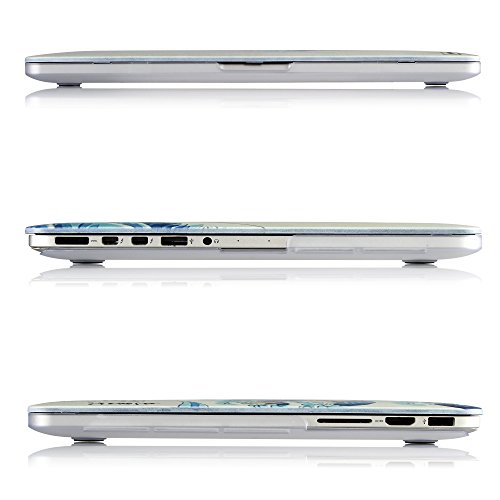 iDOO MacBook Schutzhülle / Hard Case Cover Laptop Hülle [Für MacBook Pro 13 Zoll Retina – ohne CD-Laufwerk: A1425/A1502] – matt, Die große Welle vor Kanagawa - 4