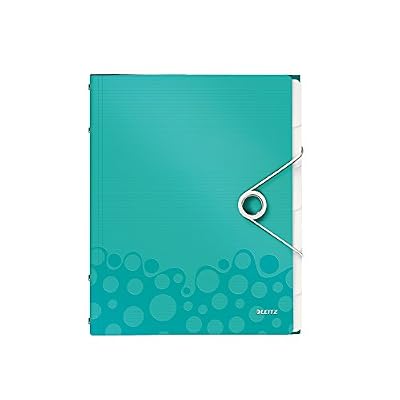 Leitz Wow Trieur 6 Touches Couverture PP - Menthe Métallisé
