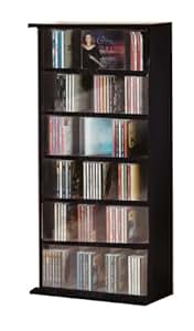 Amazon.de: VCM 25241 Regal DVD CD Rack Medienregal Medienschrank